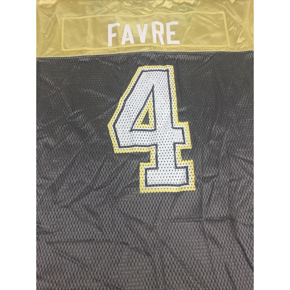 NFL Green Bay Packers Reebok Brett Favre‎ Womens XL Canola Sparkled Jersey Vtg - Picture 12 of 16